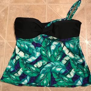 GEORGE BRAIDED STRAP SWIM TOP